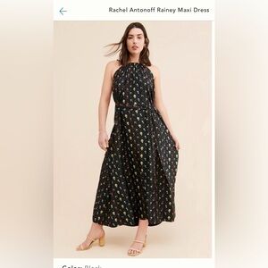 Rachel Antonoff Black Floral Dress